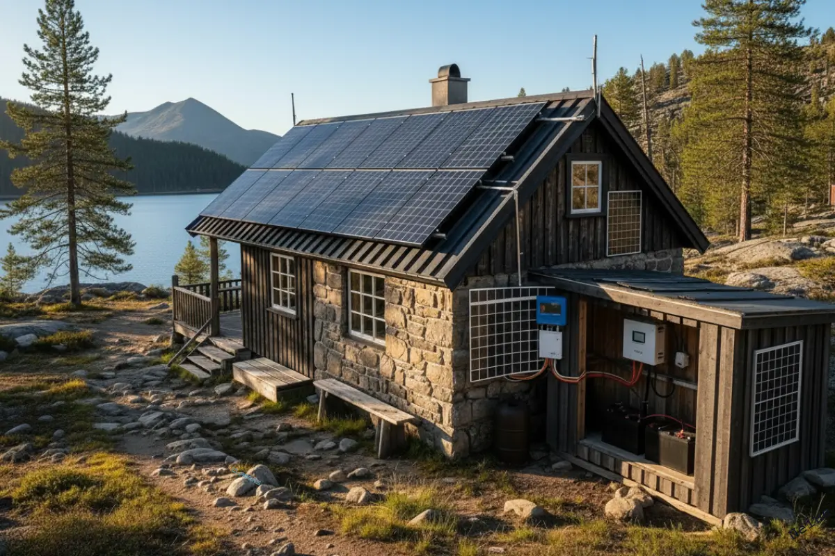 Off-Grid Solar System for Cabins: How Much Power You Need?