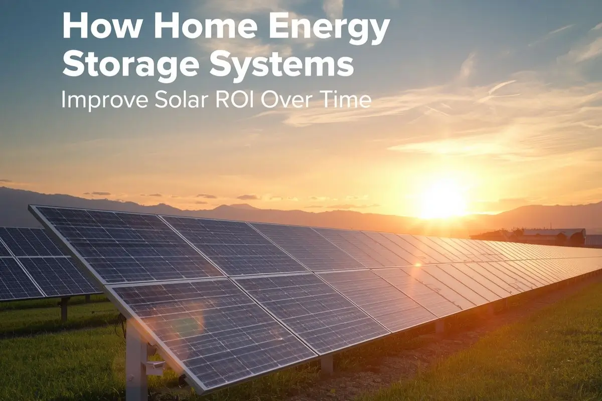 How Home Energy Storage Systems Improve Solar ROI Over Time