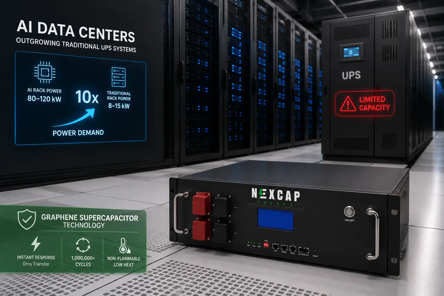AI Data Centers UPS Backup Power: Why Old Systems Are Failing