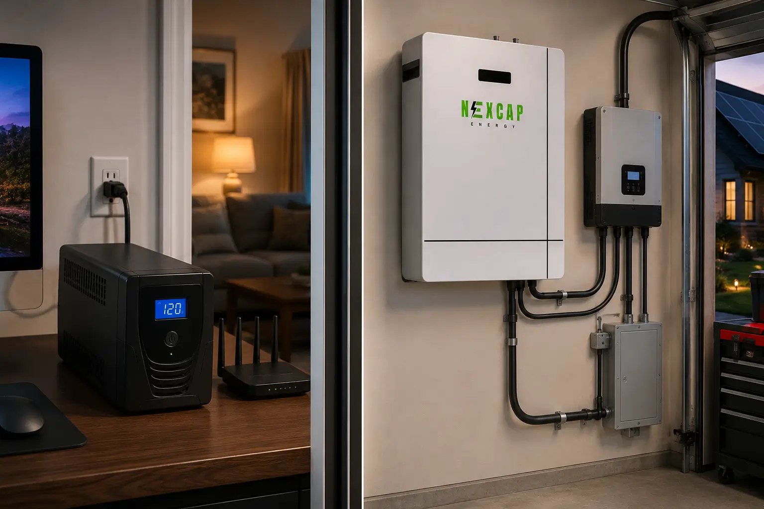 Home Battery Backup vs UPS System Which Protects Your Home Better